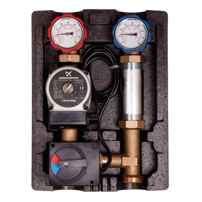 R001 ICMA Насосная группа с автоматической регулировкой, 230 В, ПРАВОЕ, UPS 25/65